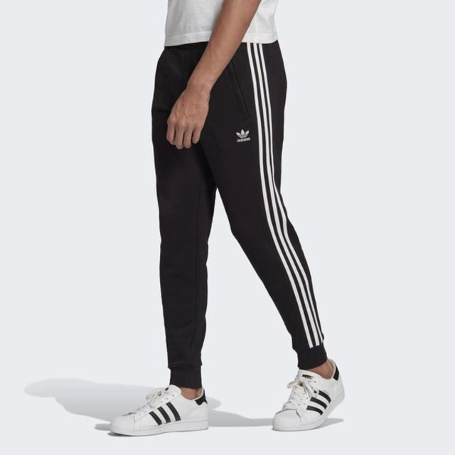 adidas Originals Adidas Original 3-stripes Pant GN3458 男 運動長褲 休閒經典 刷毛 國際版 黑