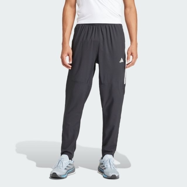 ADIDAS 愛迪達  OTR E 3S Pant IK4982 男 長褲 錐型褲 運動 訓練 慢跑 反光 吸濕排汗 中腰 黑