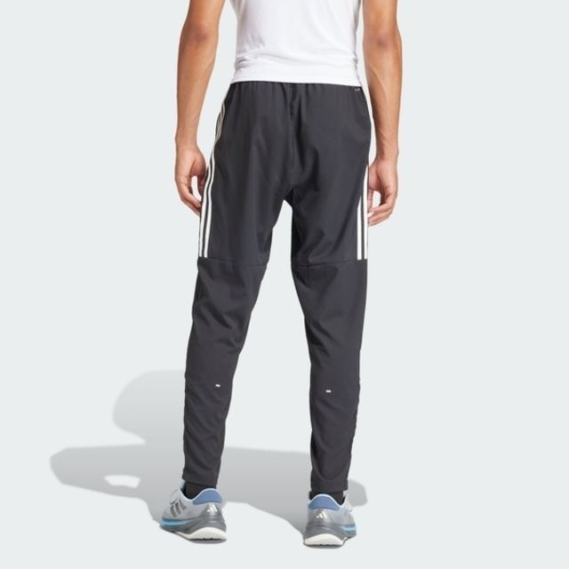 ADIDAS 愛迪達  OTR E 3S Pant IK4982 男 長褲 錐型褲 運動 訓練 慢跑 反光 吸濕排汗 中腰 黑