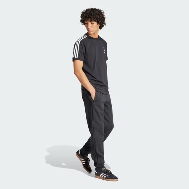 adidas Originals Adidas PANT SNAP IY2267 男 長褲 運動 休閒 米奇 聯名款 拉鍊口袋 棉質 舒適 穿搭 黑