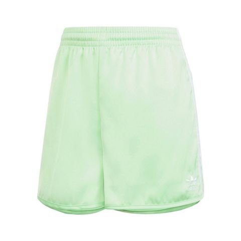 adidas Originals Adidas Sprint Shorts IP0712 女 短褲 運動 休閒 復古 三葉草 寬鬆 缎布 淺綠