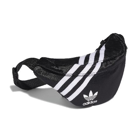 ADIDAS 愛迪達  腰包 Waist Bag 運動休閒 男女款  三葉草 三線 基本款 穿搭 黑 白 GD1649 GD1649