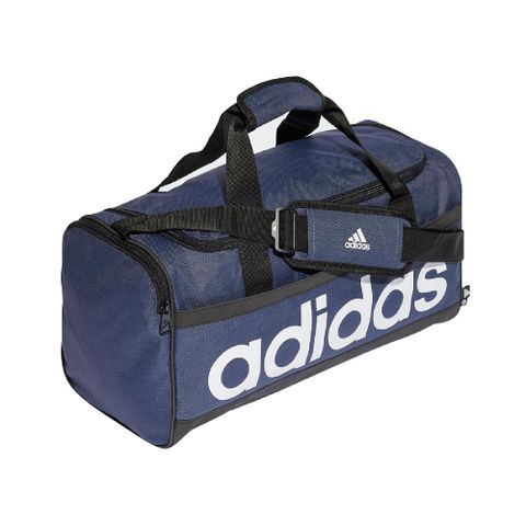 adidas 愛迪達 包包 Essentials Duffle 男女款 藍 白 健身包 行李袋 手提 側背 大容量 HR5353