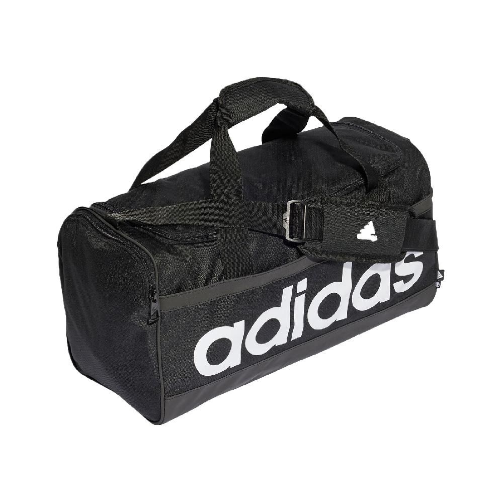 adidas 愛迪達包包Essentials Duffle Bag 男女款黑白行李袋手提健身包