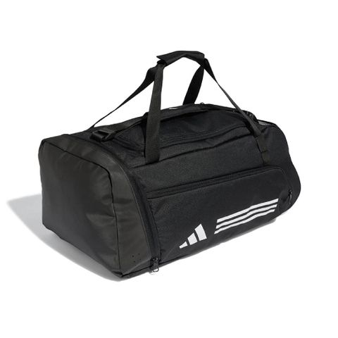 adidas 愛迪達 健身包 Essentials 3-Stripes 黑 白 可調背帶 可拆卸 旅行袋 運動包 IP9863