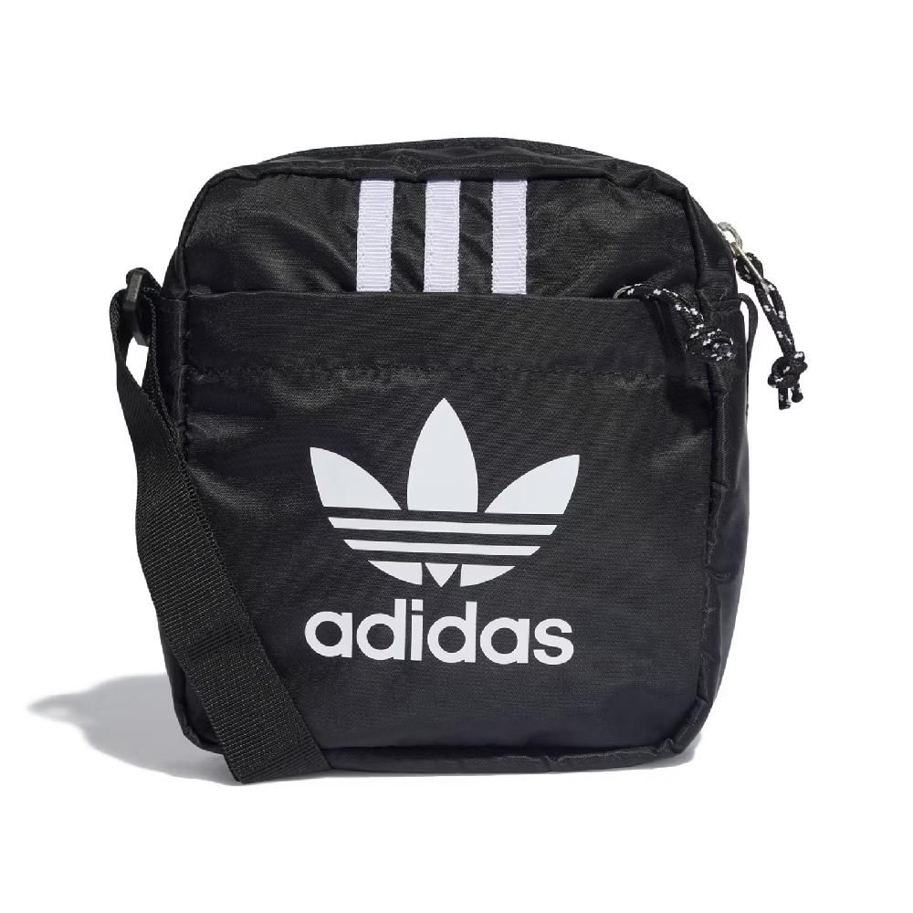 ADIDAS 愛迪達   小包 Adicolor Archive Shoulder Bag 黑 白 可調背帶 隨行包 肩背包 IT7600