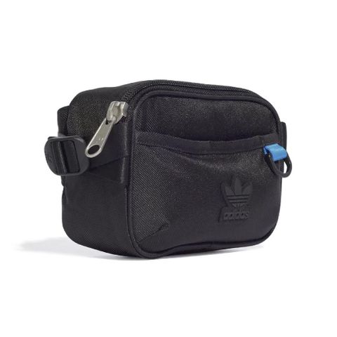 ADIDAS 愛迪達 肩背包 Sport Waist Bag 黑 藍 可調背帶 多夾層 斜背包 隨行包 小包 IU0176