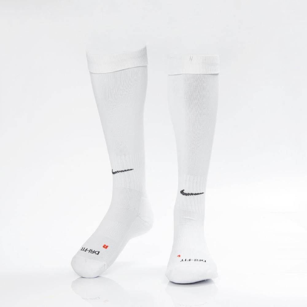 NIKE 耐吉 足球襪 Classic Football Dri-Fit Socks 白 小腿 長襪 吸濕 快乾 SX4120-101