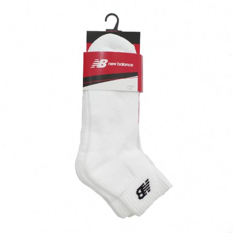 NEW BALANCE 襪子 Ankle Socks 3 Pairs 白 黑 男女款 長襪 中筒襪 休閒 運動 NB 3雙入 7831810280