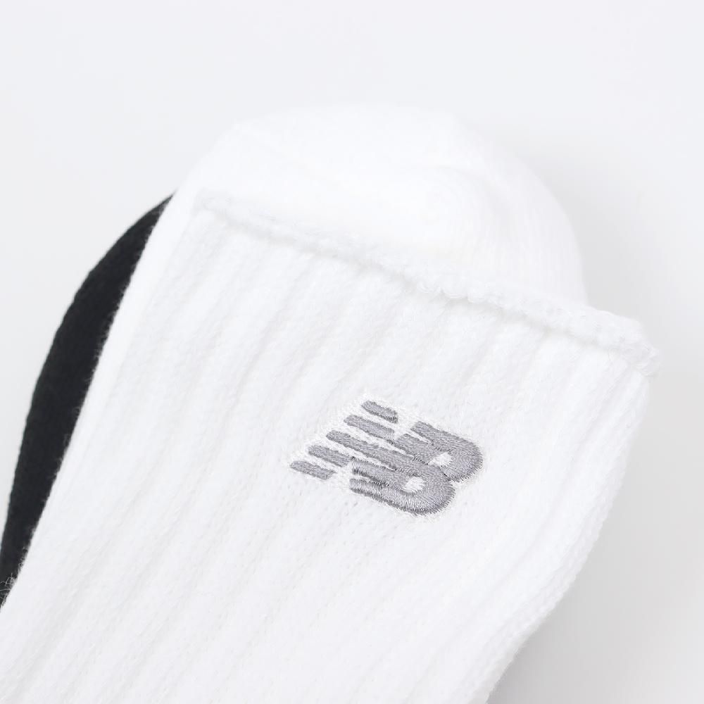 New Balance 紐巴倫 休閒襪 Ankle Socks 白 黑 厚底 毛巾布 短襪 襪子 NB 兩雙入 LAS51132AS1