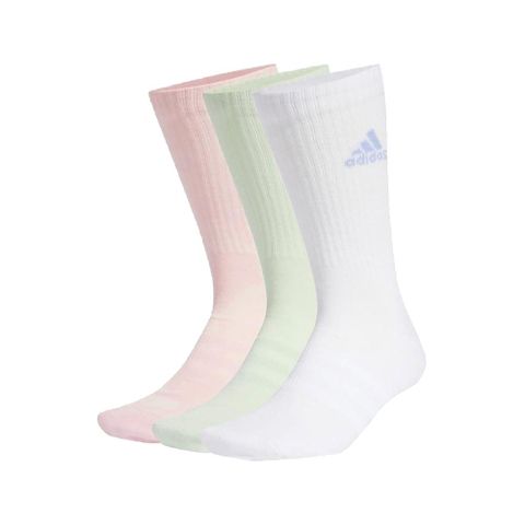 休閒襪 C SPW CRW Socks 白 綠 粉紅 中筒 長襪 襪子 3雙入 IZ0161