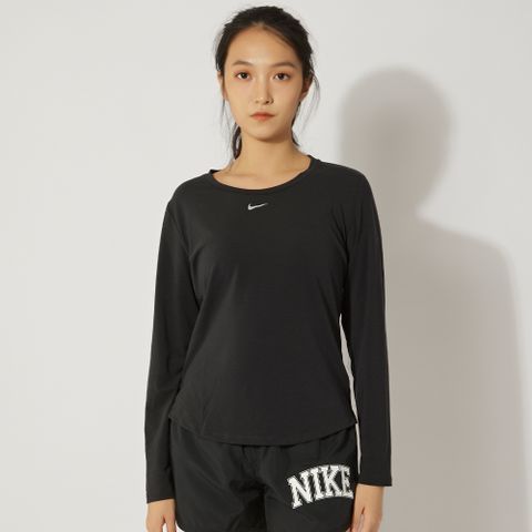 NIKE 耐吉 As W One Luxe DF LS STD Top 女 黑 慢跑 運動 休閒 長袖 DD0621-010