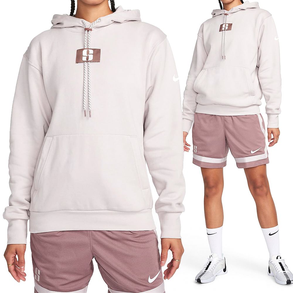 NIKE 耐吉  AS U NK Sabrina Hoodie 女 綠 刷毛 運動 休閒 帽T 長袖 FJ4450-019