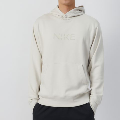 NIKE 耐吉 AS M NSW HOODIE PO FT I2SP 男 米白 帽T 舒適 運動 長袖 FZ4765-104