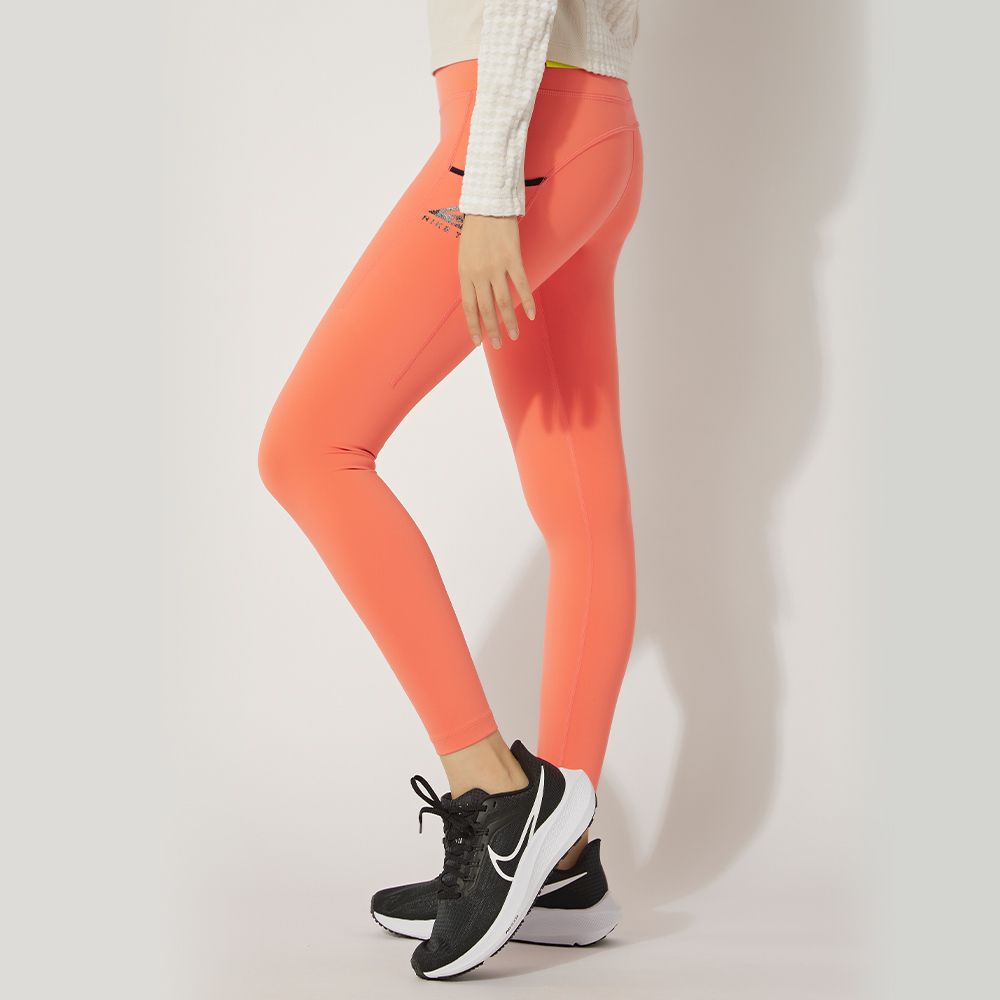 NIKE 耐吉  Epic Luxe 女 橘 運動 休閒 內搭 緊身褲 CZ9597-858