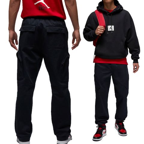 NIKE 耐吉 AS M J ESS STMT Chicago Pant 男款 黑色 運動褲 長褲 FB7306-010