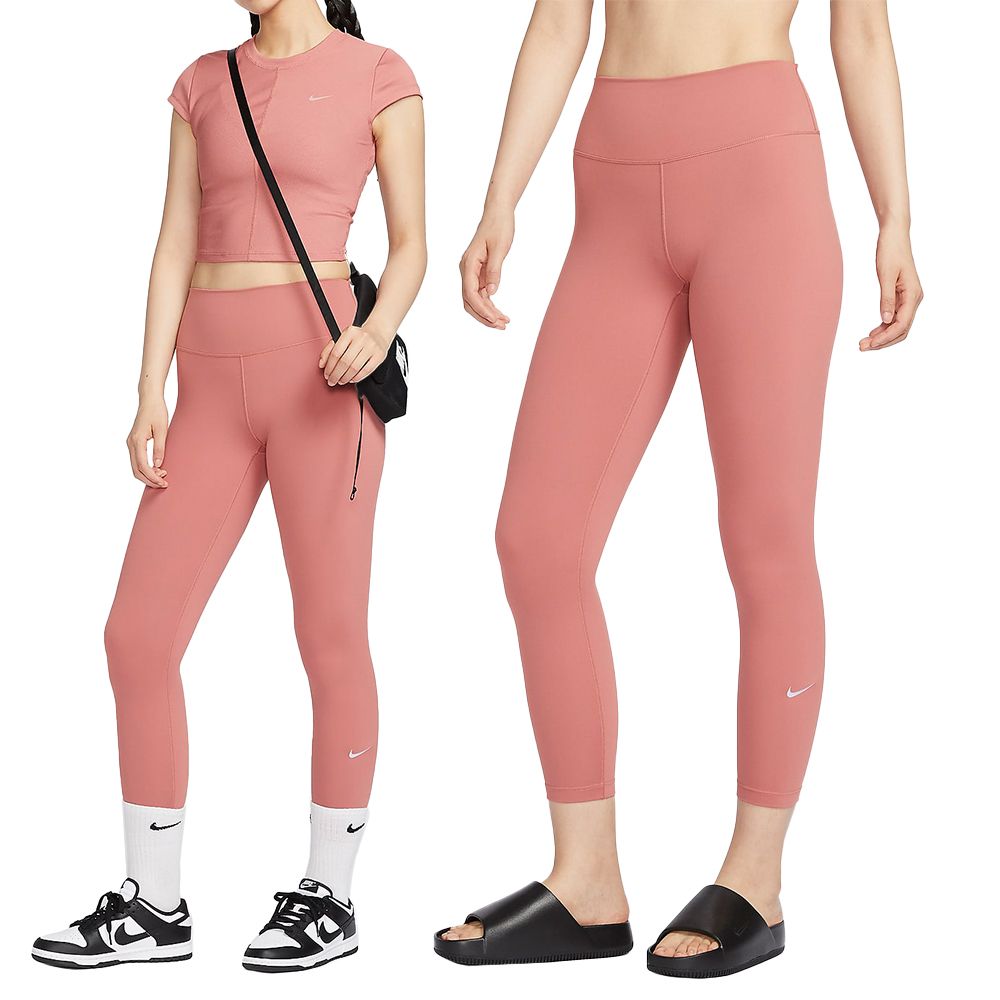 NIKE 耐吉 Nike NK DF One HR 78 Tight 女款 粉色 運動 瑜珈 束褲 長褲 緊身褲 FN3233-634