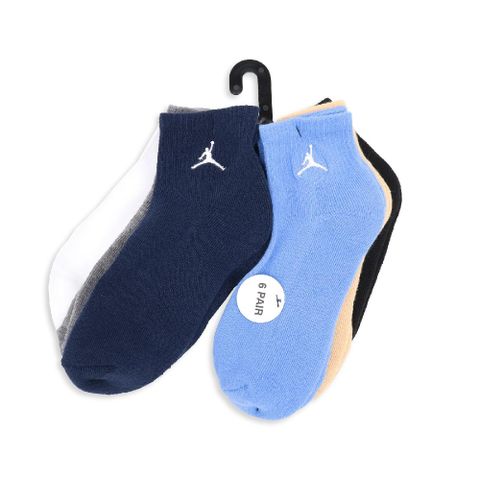Nike 休閒襪 Jordan Cushioned 童襪 基本款 小朋友 厚底 六色 刺繡 短襪 喬丹 JD2323033GS-001