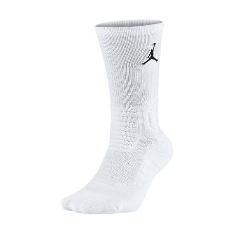 Nike 襪子 Jordan Ultimate Flight 2.0 男女款 白 黑 籃球襪 基本款 喬丹 SX5854-101