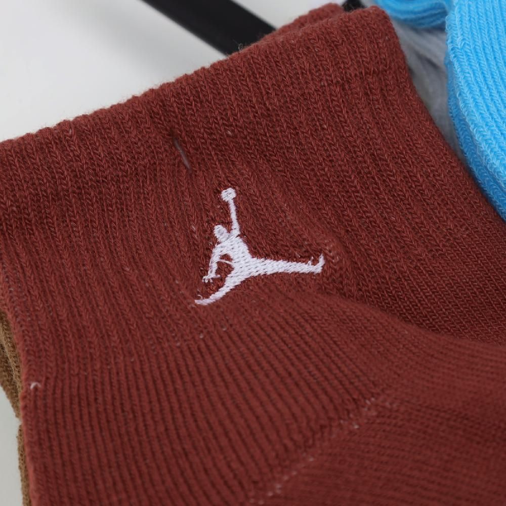 NIKE 耐吉   短襪 Jordan Everyday Essentials 兒童款 多色 厚底 毛巾布 休閒襪 襪子 JD2413034GS-001