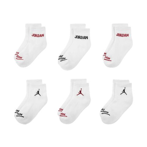 NIKE 耐吉 童襪 Jordan Cushioned Ankle Socks 兒童襪 厚底 毛巾布 小朋友 JD2033028GS-003