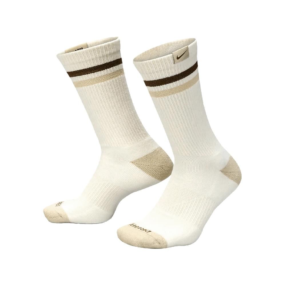 NIKE 耐吉 Nike 耐吉 長襪 Everyday Cushioned Crew Socks 毛圈布 厚底 休閒襪 中筒襪 襪子 FQ0325-901