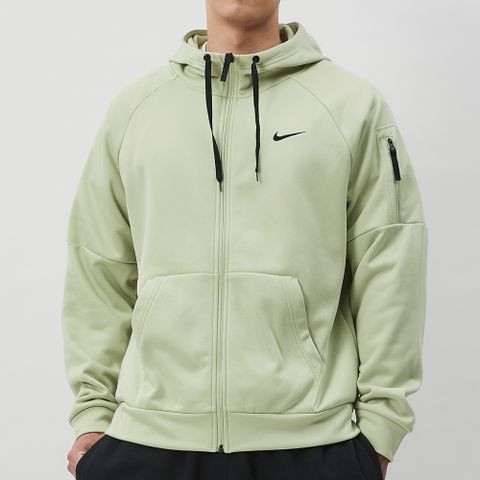 NIKE 耐吉 As M Nk Tf Hd Fz 男款 綠色 運動 連帽 外套 DQ4831-371