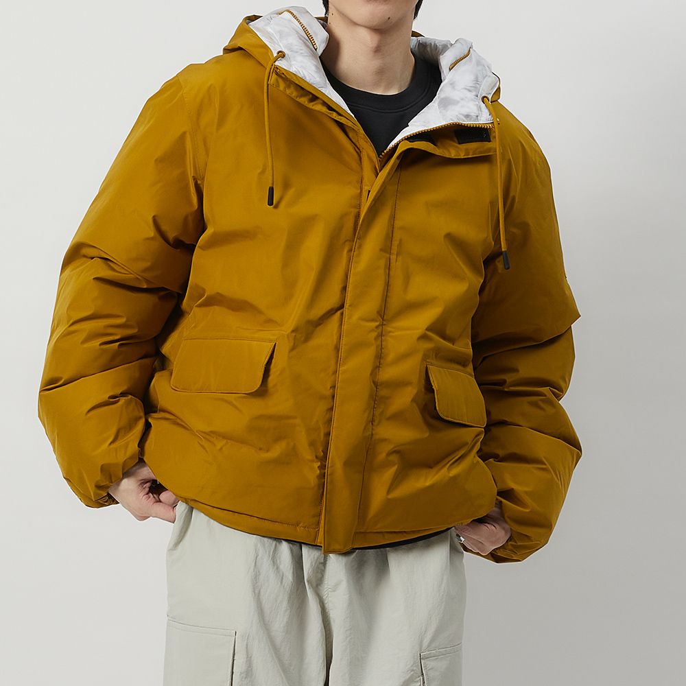 NIKE 耐吉  GORE-TEX 男 薑黃色 休閒 防風 防水 連帽 夾克 羽絨外套 FB7595-716