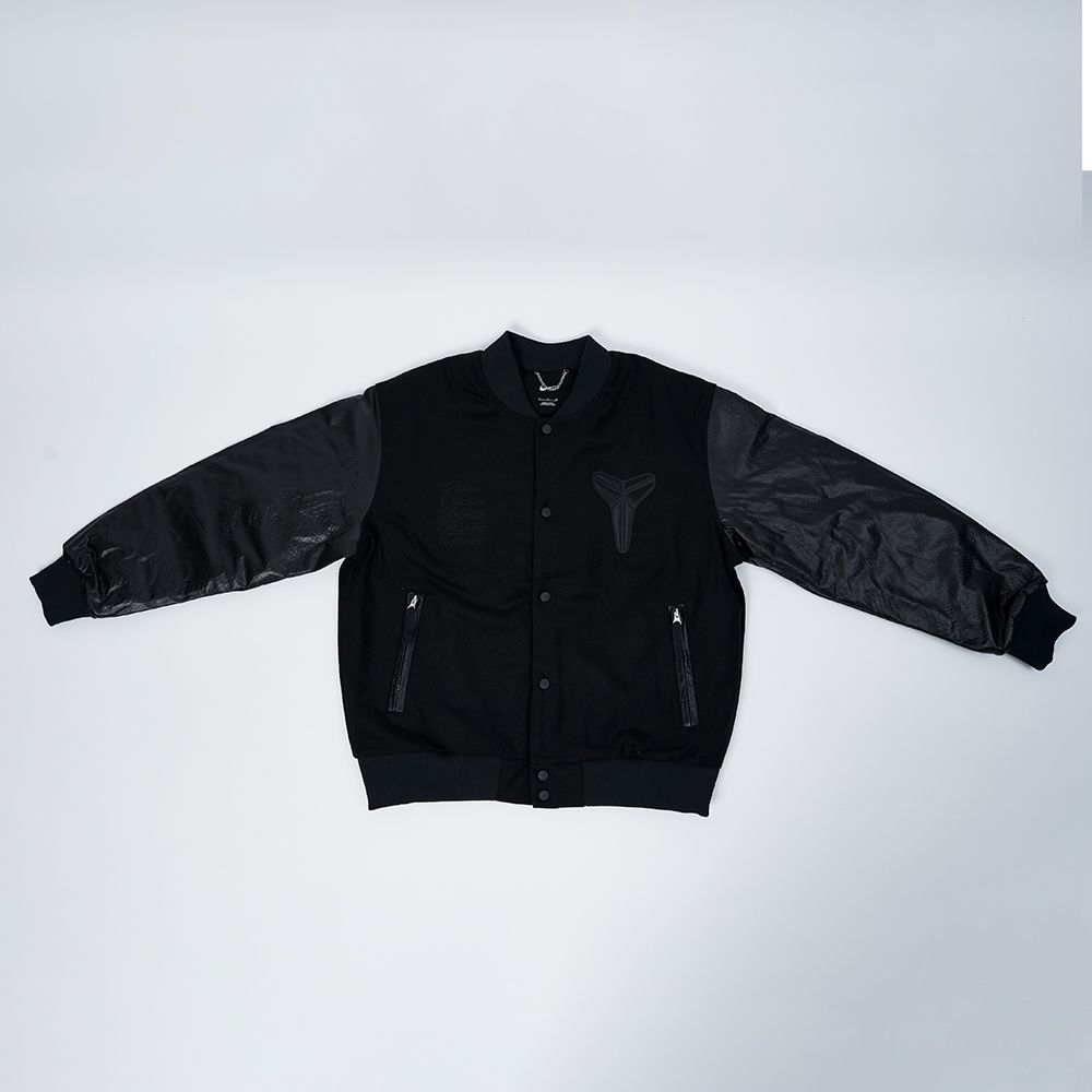 NIKE 耐吉  Destroyer Jacket 男 黑色 Kobe 曼巴精神 休閒 皮革 外套 FB6983-010