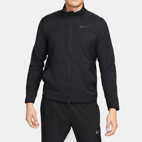 Nike DRY JKT Team Woven [CU4954-010] 男 外套 運動 健身 訓練 梭織 排汗 黑