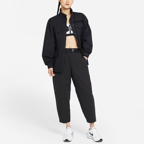 Nike NSW Tech Pack Jackets [DA2327-010] 女 外套 休閒 工裝 雙拉鍊 立領 黑