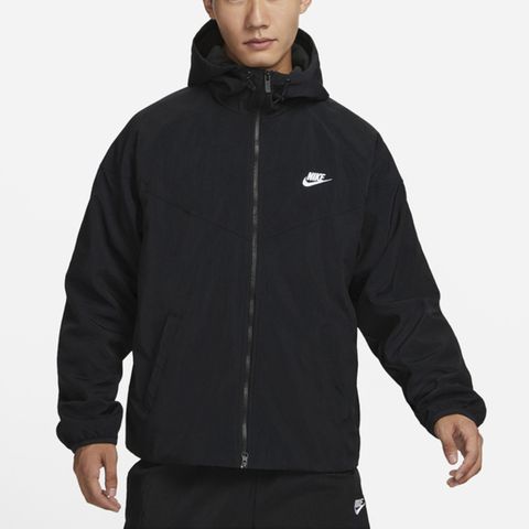 Nike NK WR WINTER WVN HD JKT [FB8619-010] 男 連帽 外套 毛絨 保暖 休閒 黑