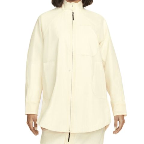 W Nike ESC Woven Shirt Jacket 外套 米黃 DR5399-113