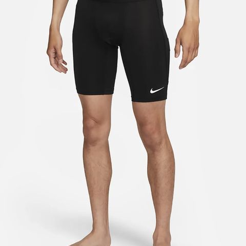 NIKE 耐吉 Nike AS M NP DF Long Short [FB7964-010] 男 緊身短褲 運動 訓練 健身 彈性 黑