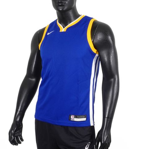 Nike NBA [WZ2B7BZ2B-WAR] 青少年 球衣 籃球背心 背心 V領 勇士 藍黃