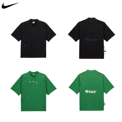 Nike x Off-White™ 高領短袖 黑色/綠色 DV4454-010/DV4454-389