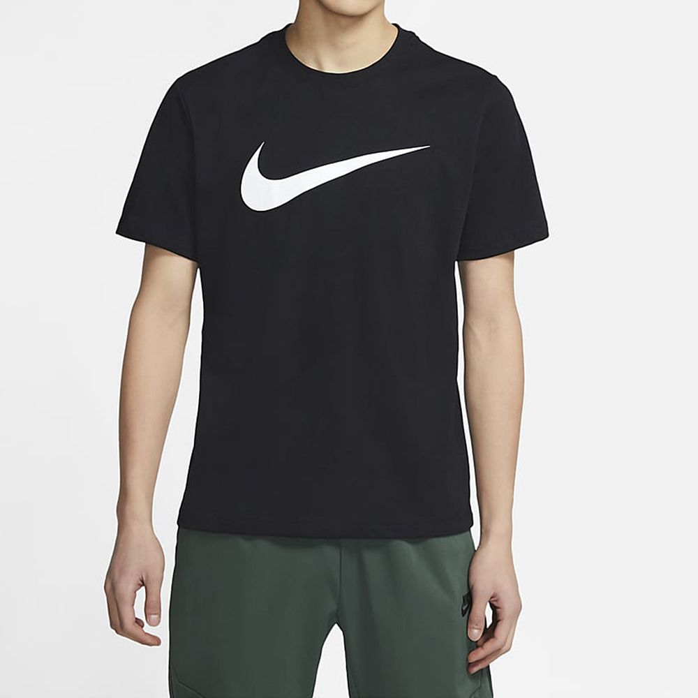 NIKE 耐吉  Sportswear Swoosh 短袖上衣 T恤 男款 運動 休閒 慢跑 大勾 黑 LOGO DC5095-010