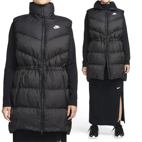 Nike AS W NSW TF DWNFL NK WPFR Vest 女 黑 基本款 保暖 背心 FN0031-010