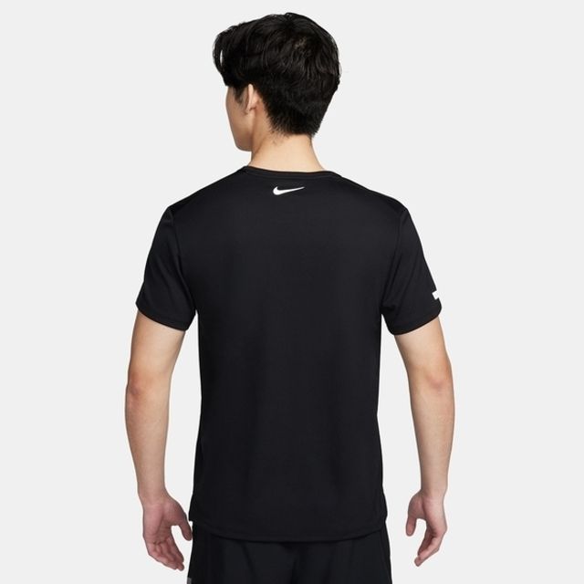 NIKE 耐吉  AS M NK FLASH MILER TOP [FN3052-010] 男 短袖 上衣 訓練 慢跑 透氣 黑