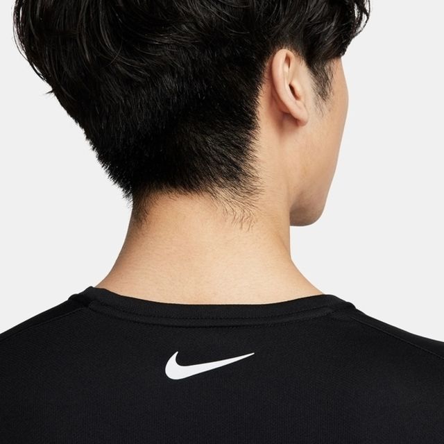 NIKE 耐吉  AS M NK FLASH MILER TOP [FN3052-010] 男 短袖 上衣 訓練 慢跑 透氣 黑