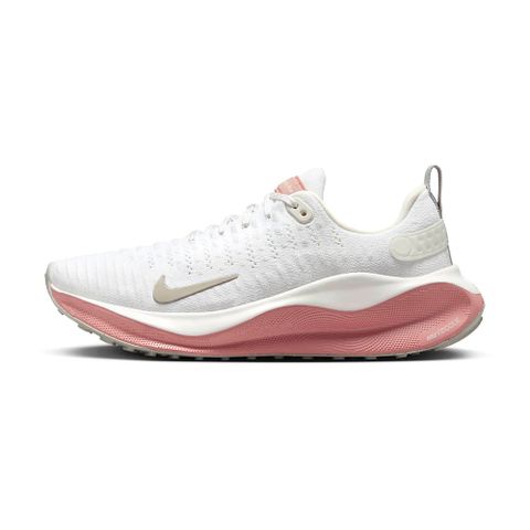 NIKE 耐吉 Nike Reactx Infinity Run 4 女 米紅白 氣墊 緩震 厚底 運動 慢跑鞋 DR2670-106