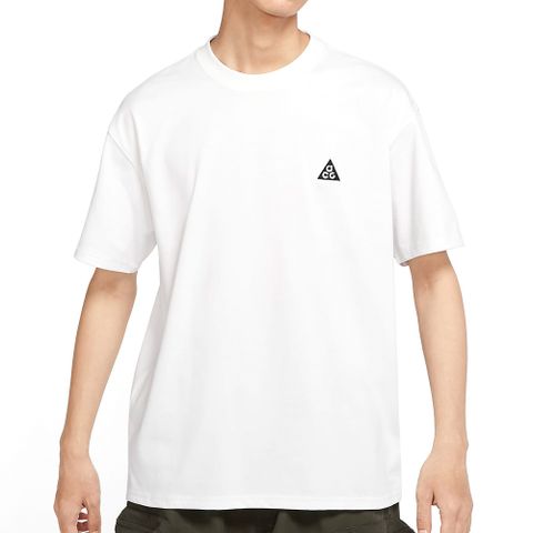 NIKE 耐吉 Nike NRG ACG SS LBR Tee 男款 白色 寬鬆 基本款 重磅 小Logo 短袖 DJ3643-121