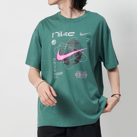 NIKE 耐吉 Nike AS M NK Tee M90 ATW SU24 男款 綠色 圓領 T恤 短袖 FV8419-361