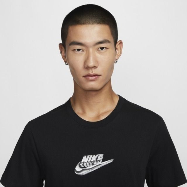 NIKE 耐吉 Nike AS M NSW TEE OC LBR SEGB [FZ5398-010] 男 短袖 上衣 T恤 棉質 黑