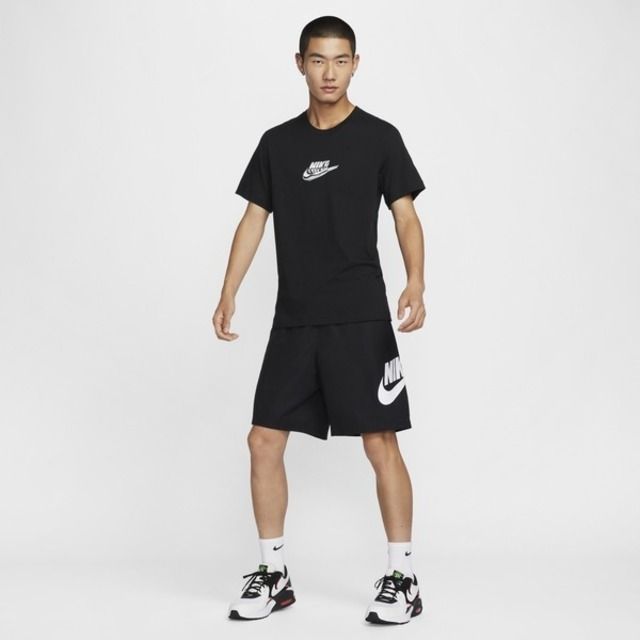 NIKE 耐吉 Nike AS M NSW TEE OC LBR SEGB [FZ5398-010] 男 短袖 上衣 T恤 棉質 黑