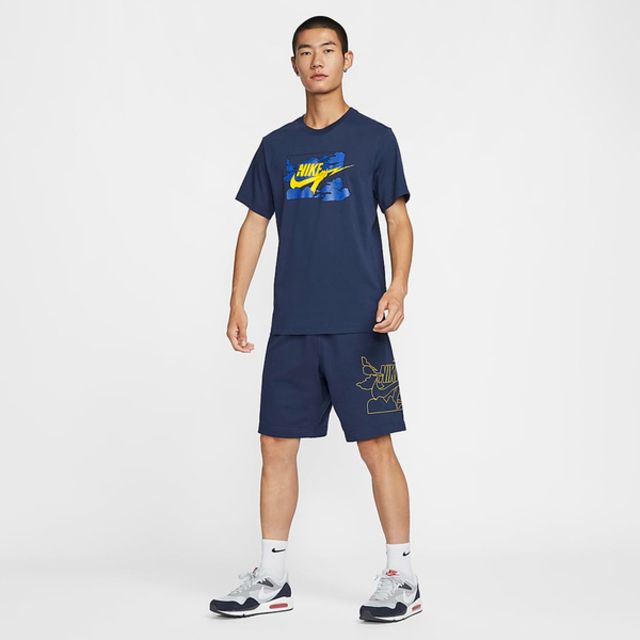 NIKE 耐吉 Nike AS M NSW TEE HBR SSNL CLUB [FZ5420-410] 男 短袖 上衣 T恤 深藍