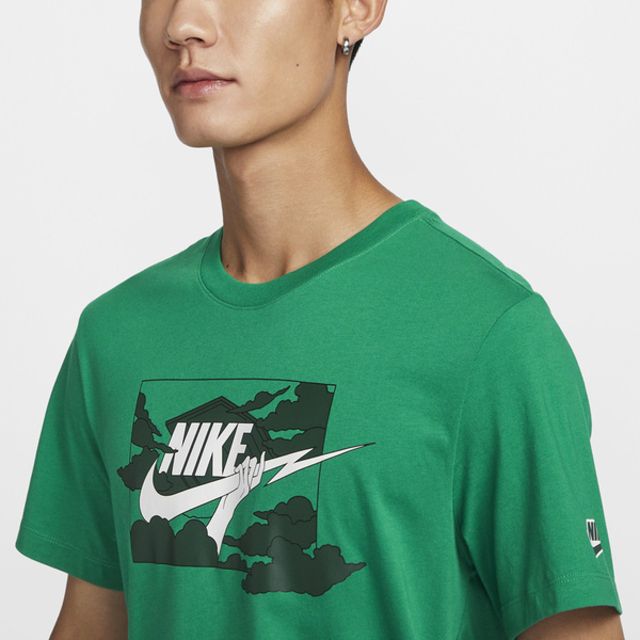 NIKE 耐吉 Nike AS M NSW TEE HBR SSNL CLUB [FZ5420-365] 男 短袖 上衣 T恤 孔雀綠