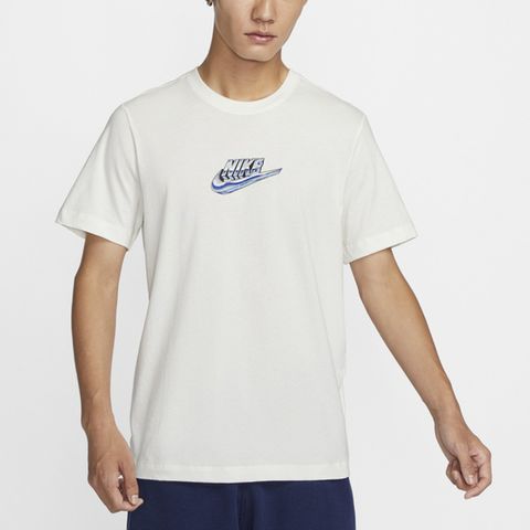 NIKE 耐吉 Nike AS M NSW TEE OC LBR SEGB [FZ5398-133] 男 短袖 上衣 T恤 棉質 米白