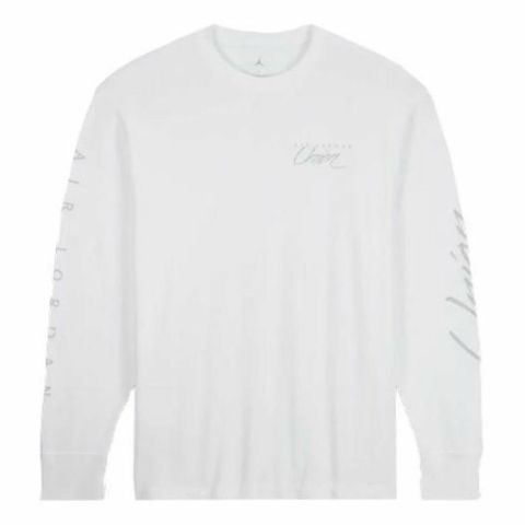 【NIKE 耐吉】Jordan x Union 聯名長袖 T 恤 – 白色款(DV7342-100)
