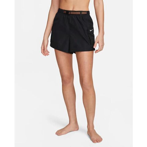 Nike Explore [NESSD355-001] 女 短褲 運動休閒 防撕布 彈力腰帶 夏日 泳池 海灘 黑